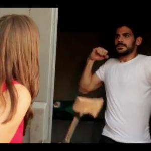 Melissa Vargas and Dave Honigman in a short directed by Frankie Honigman