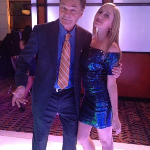 Fred Willard and Suzanne Jolie on the set of FOX's Breaking In