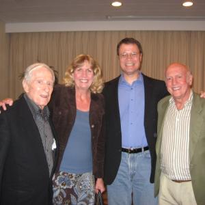 Legendary Songwriting team Jerry Leiber and Mike Stoller with Tracey and Vance Marino at the CCC Dinner in honor of their book signing