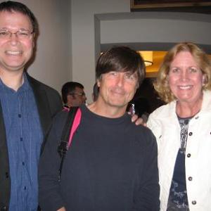 Composer Thomas Newman with Vance and Tracey Marino at the LA Film Fest Coffee Talks