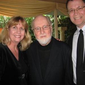 Composer John Williams with Tracey and Vance at the SCL Composer Oscar Nominee Reception in Beverly Hills