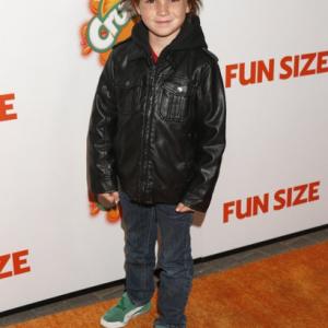 Aiden on the carpet at the Fun Size premiere