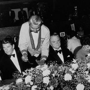 James Cagney Award Celebration Ronald and Nancy Reagan James Cagney March 13 1974