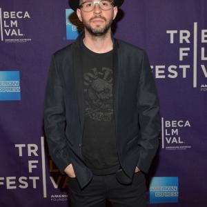 Director Dave Carroll on the red carpet for the feature documentary Bending Steel at the 2013 Tribeca Film Festival