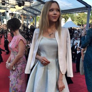 Ivanna Sakhno attending the Little Prince movie screening a the 68th annual Cannes Film Festival