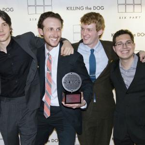 'Killing the Dog' World Premiere with David Gelles, Josh Evans, Conor Stratton, and Matthew Klein.