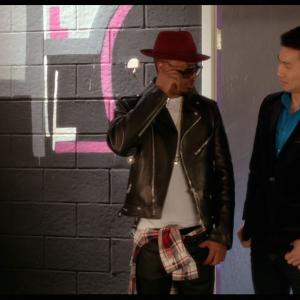 Production still from NickelodeonYTV show Make it Pop! with executive producer and special guest star Nick Cannon