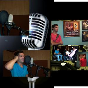 MIKEL Beaukel Recording in New York for THUMP RECORDS his first Single 