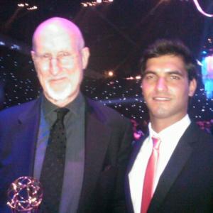 EMMY Winner James Cromwell and Mikel Beaukel at The 65th Governors Ball ENCHANTED FOREST