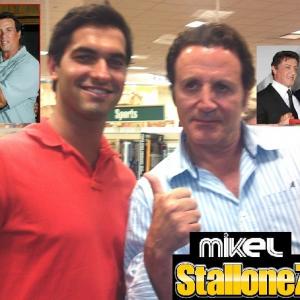 Mikel Beaukel with Grammy and Golden Globe Nominee Frank Stallone