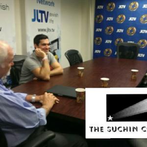 MIKEL Beaukel meeting at JLTV Studios with MOM and Milt Suchin of The Suchin Company.