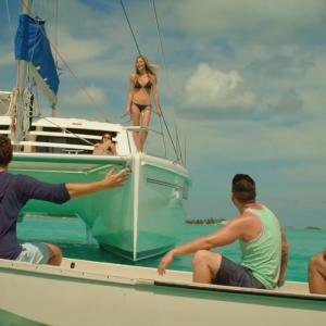 Music Video - Brett Eldredge, Beat of the Music - Katie Luddy on a sail boat