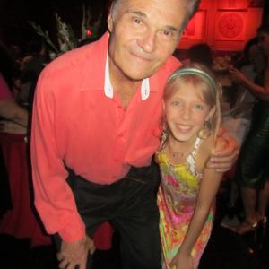 Hazel and Fred Willard after performing together in the live production of Catbaret
