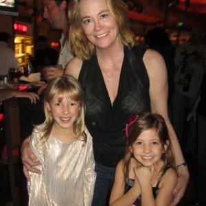 Hazel with Cybill Shepherd and Cassidy Guetersloh at THE CLIENT LIST season one wrap party