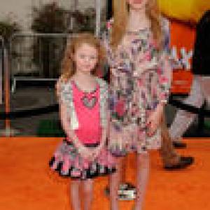 Riley Jane and Morgan Lily at the Dr Seuss The Lorax Premiere at the Universal Amphitheatre In Los Angeles.