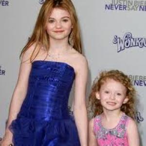 Actress Morgan Lily (L) attends the 'Justin Bieber: Never Say Never' Los Angeles Premiere at Nokia Theatre L.A. Live on February 8, 2011 in Los Angeles, California. (Photo by Steve Granitz/WireImage)
