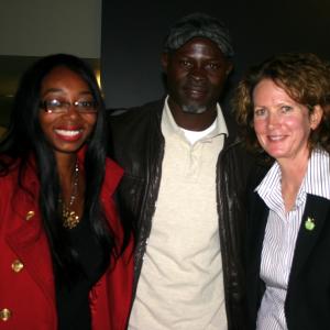 Eunice Chiweshe Goldstein, Djimon Hounsou & Lynn Hendee