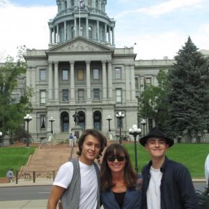 FOX/RED BAND SOCIETY Tour with Stars Nolan Sotillo and Charlie Rowe.