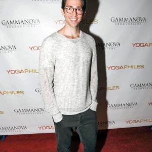John R Colley at premiere of Yogaphiles