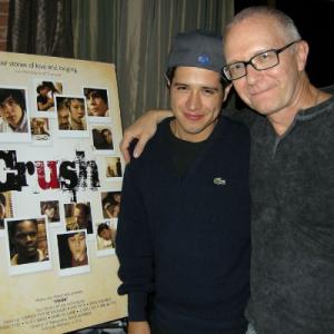 Jorge Diaz and Director Michael J Saul at a screening of CRUSH