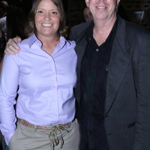 Shelley Starrett and Jeff Vernon at Brooke Forbes 'Natasha Mail Order Bride' wrap party, Cafe Roma, Beverly Hills, CA August 22, 2013.