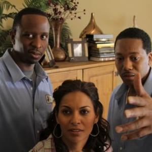 Still of Owen Smith, Royale Watkins, and Salli Richardson-Whitfield in I Will Follow