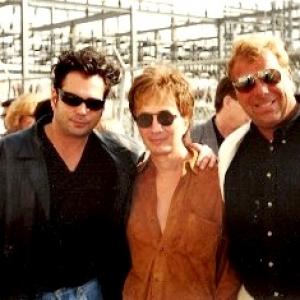 Richard Grieco, Director Michael Cimino, & Bob DeBrino at Warner Bros Studio