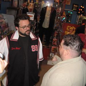 Press Comic Book Men EventLRKevin SmithMichael Ray Bower Share Comic Thoughts