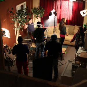 The cast and crew of Whole Nother Level making movie magic taking Bruce B Gordons direction and adding their own genius