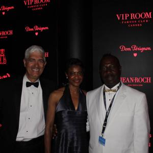Swimming Wings  Cinerockom Welcome PartyFestival de Cannes 2014  with Alain Azoulay Dr Gail Gordon  Director Bruce B Gordon in Cannes France