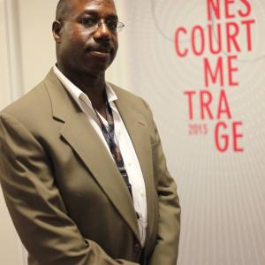 Bruce B Gordon promoting his short film Whole Nother Level at the Festival de Cannes Court MtrageShort Film Corner in the South of France on May 19 2013 Web Site  httpBruceGordonMediacom
