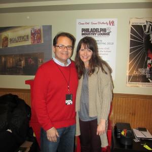 With Katie Aselton at Sundance Film Festival 2012