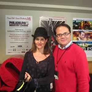 With Nia Vardalos at Sundance Film Festival 2012