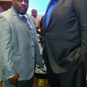 Star Power! Myself and my Big Little cousin The Blind Sides Quinton Aaron