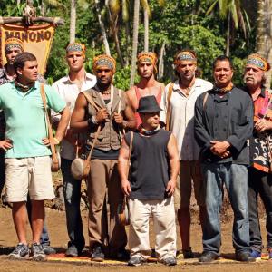 Still of Bill Posley Colton Cumbie Leif Manson Matt Quinlan Jonas Otsuji and Jay Byars in Survivor 2000