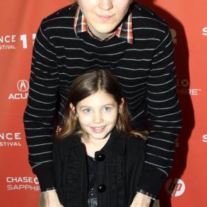 Shay with co-star Paul Dano at the premier of For Ellen at the Sundance film festival 2012.
