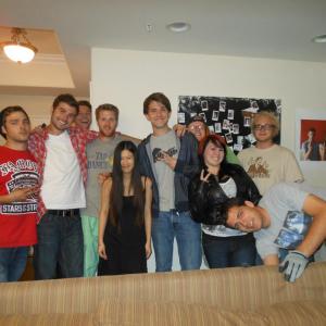 Actress Tina Q. Nguyen (Grudge Girl) and the cast and crew of the feature film 