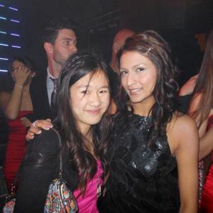 Tina Q Nguyen and actresssinger Tinsel Korey at the Youth Rocks Awards 2011 at Avalon Hollywood