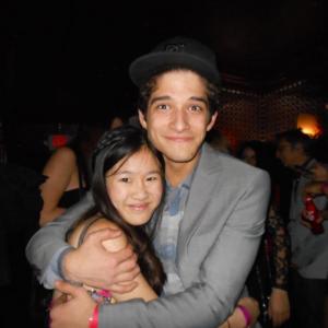 Tina Q Nguyen and Teen Wolf actorsinger Tyler Posey at the Youth Rocks Awards 2011 at Avalon Hollywood