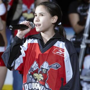 Annie Pattison Anthem Singer for the Calgary Roughnecks NLL