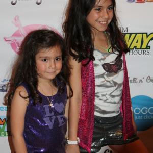 Genesis Ochoa with sister Melany Ochoa at ASPCA charity event.