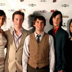 The five leads at the Chick Magnets Red Carpet Premiere