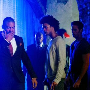 The Originals Tangled Up in Blue Still of Michael Davis Gregory Fears Bob Mahoney Charles Michael and Eka Darville in The Originals 2013