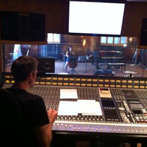 Lost Rivers Recording session at the legendary Victor Studios in Montreal 2012 with Shelia Hannigan.