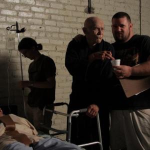 Nick Venden and I on the set of my film Redemption