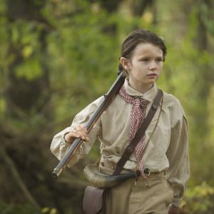 Hays Wellford as Young Davy Crockett on Legends & Lies