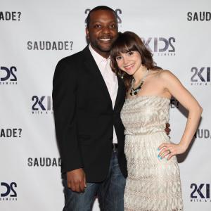 Demetrius Wren and Christina Wren at the premiere of Saudade?