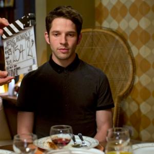 Damien Molony on set  Being Human Series 5