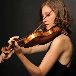 Me as violinist, by Helena Tepli