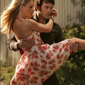 Still of Anna Paquin and Stephen Moyer in Tikras kraujas 2008